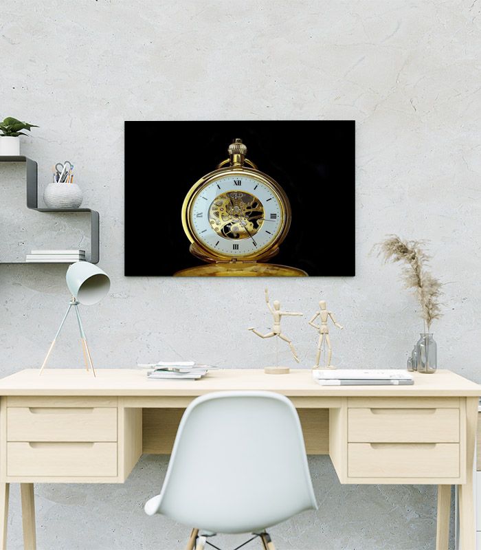 Картина золотий годинник