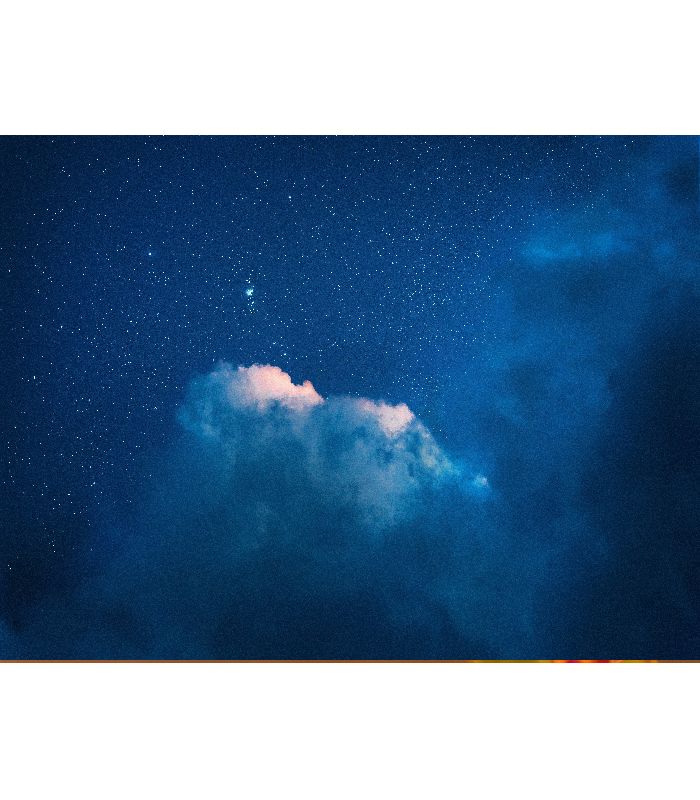 Картина хмари та зорі