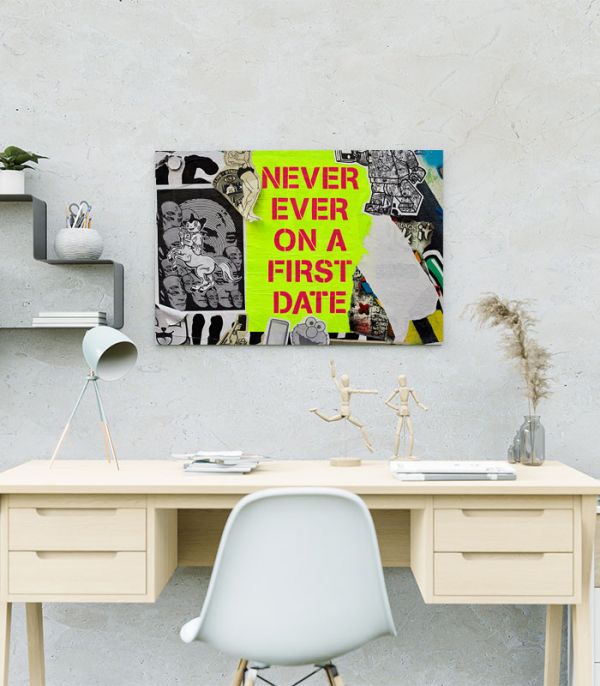 Картина Never ever on a first date Картина Never ever on a first date