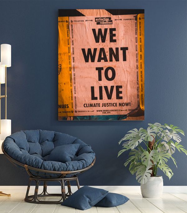 Картина We want to live