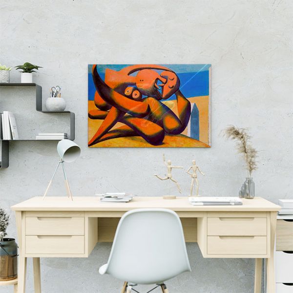 Репродукція фігури на березі моря Репродукція фігури на березі моря