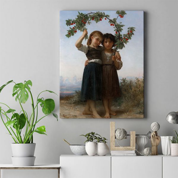 Репродукція дві маленькі дівчинки на дорозі