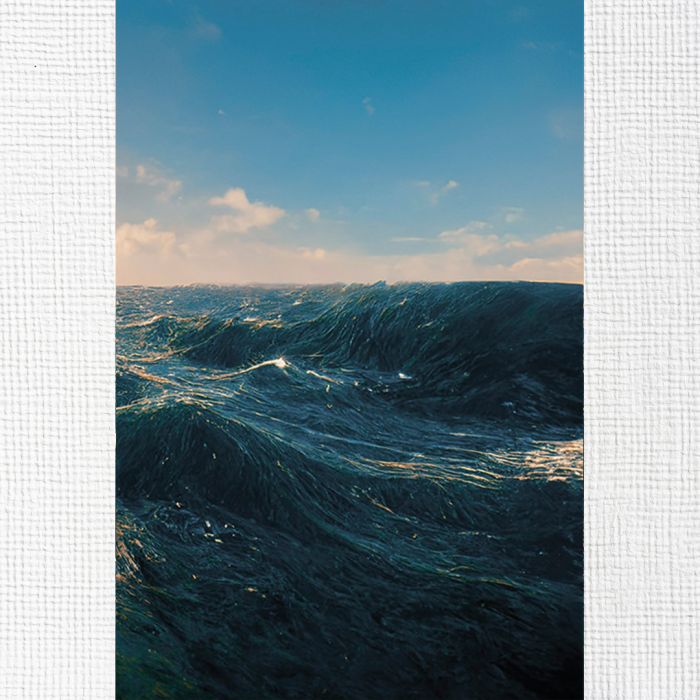 Модульні картини на стіну абстрактні хвилі в океані