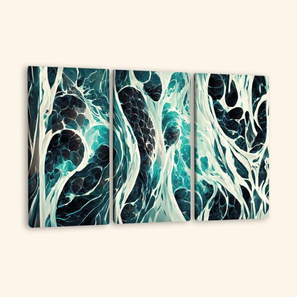 Модульні картини на стіну гра хвиль Модульні картини на стіну гра хвиль