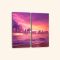Модульні картини на стіну рожевий захід сонця