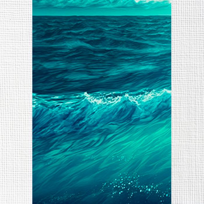 Модульні картини на стіну океанські хвилі арт