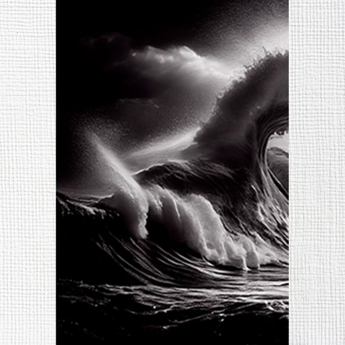 Модульні картини на стіну буйство хвиль