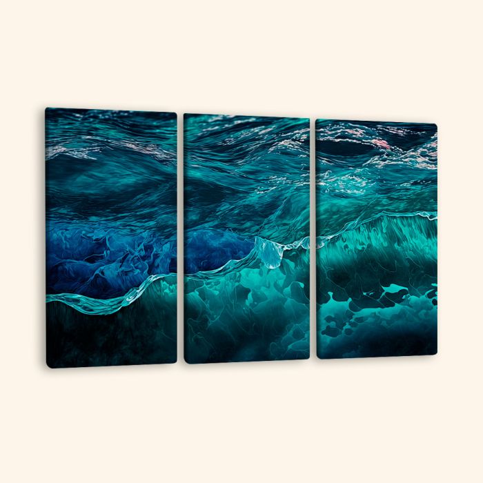 Модульні картини на стіну морські хвилі