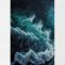 Модульні картини на стіну буревій морських хвиль