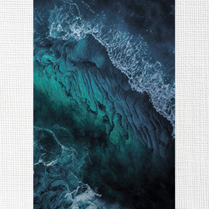 Модульні картини на стіну буревій морських хвиль