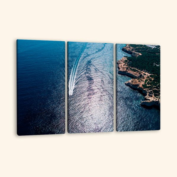 Модульні картини на стіну море та скелі Модульні картини на стіну море та скелі