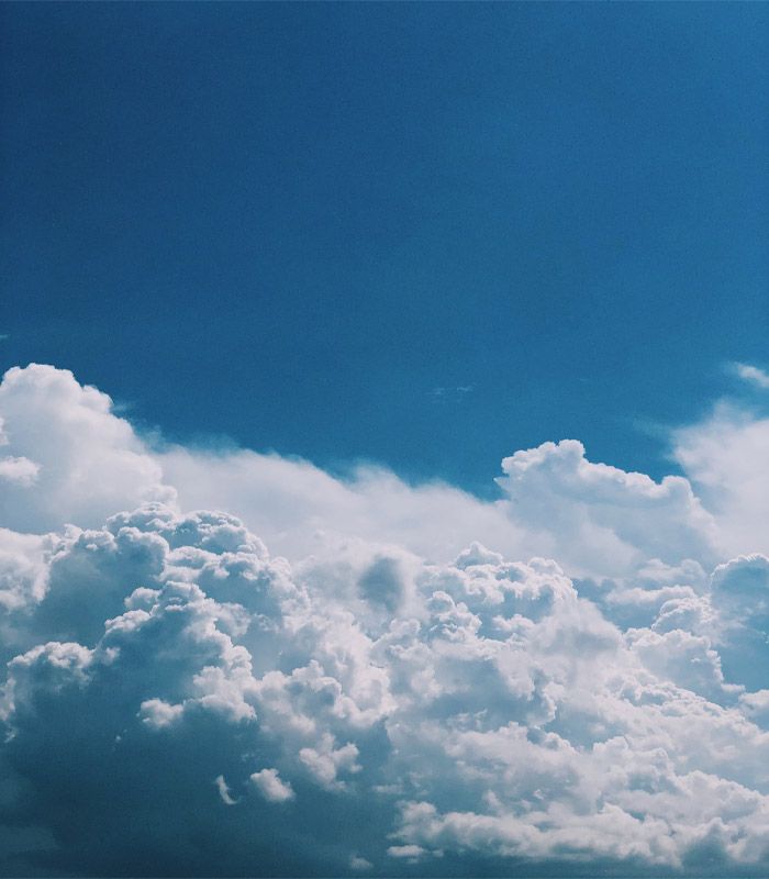 Картина пухкі хмари