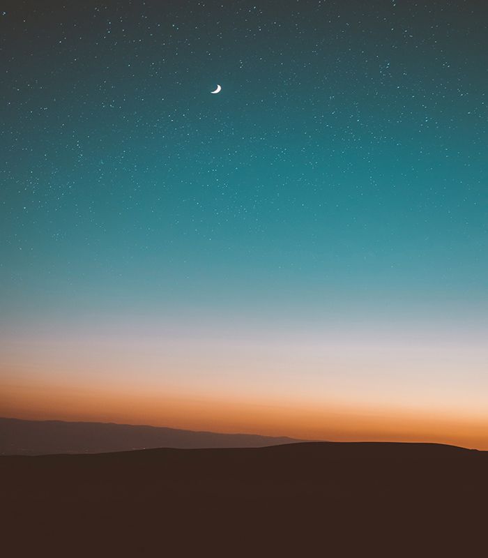 Картина ніч в пустелі