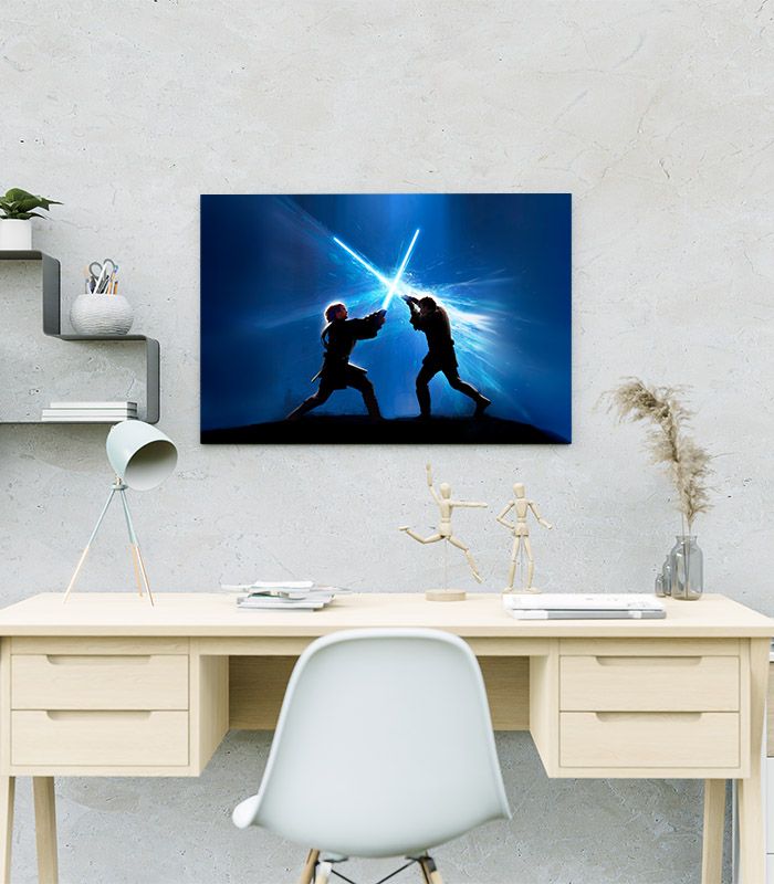 Картина дуель Анакіна Скайвокера з Обі-Ваном