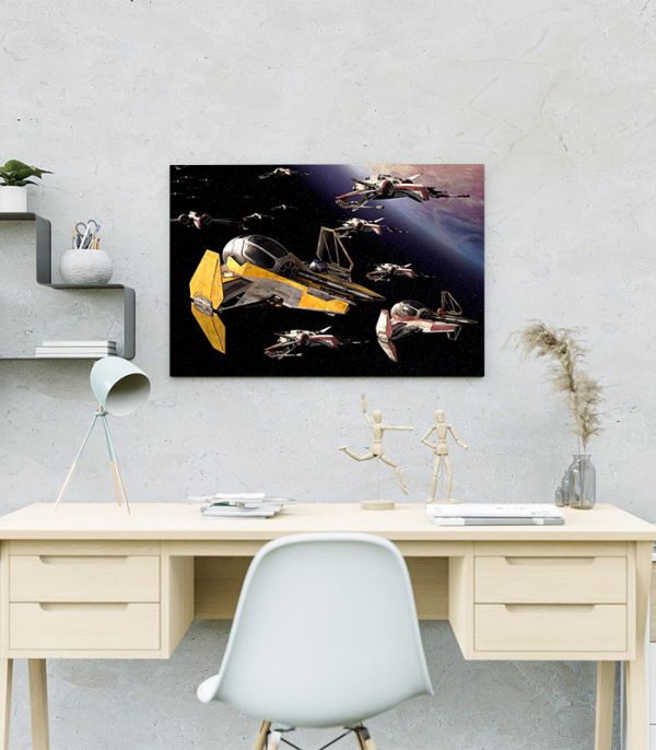 Картина ланка винищувачів Республіки Картина ланка винищувачів Республіки