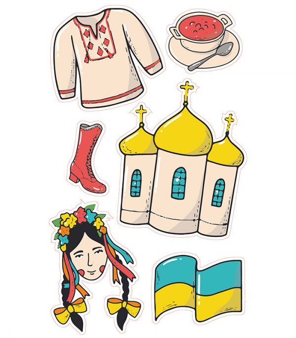 Стікерпак - Байранаклейки №29