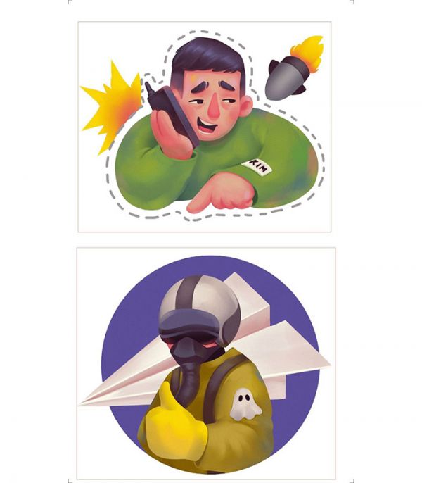 Стікерпак - Байранаклейки №63