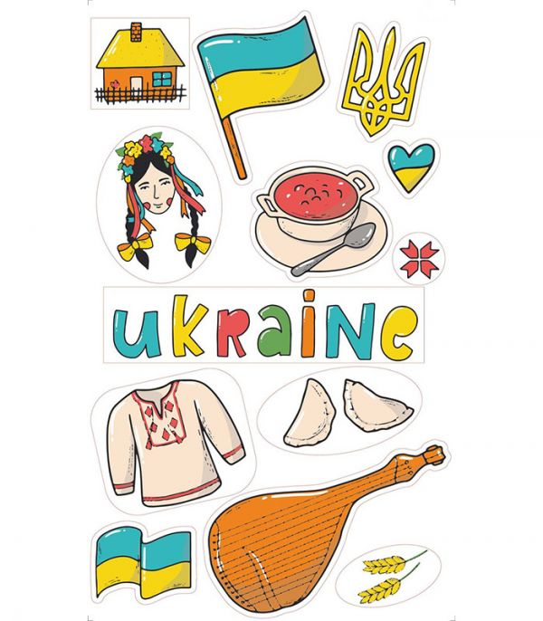 Стікерпак - Байранаклейки №80