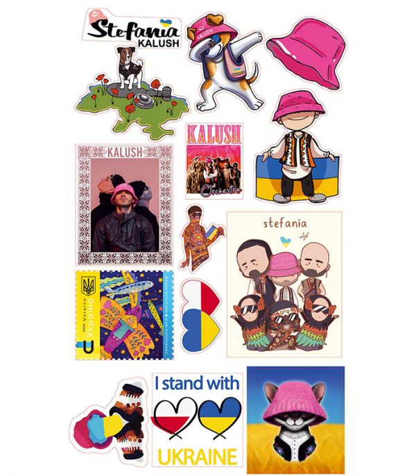 Стікерпак - Байранаклейки №87