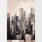 Картина з декількох частин бордові хмарочоси