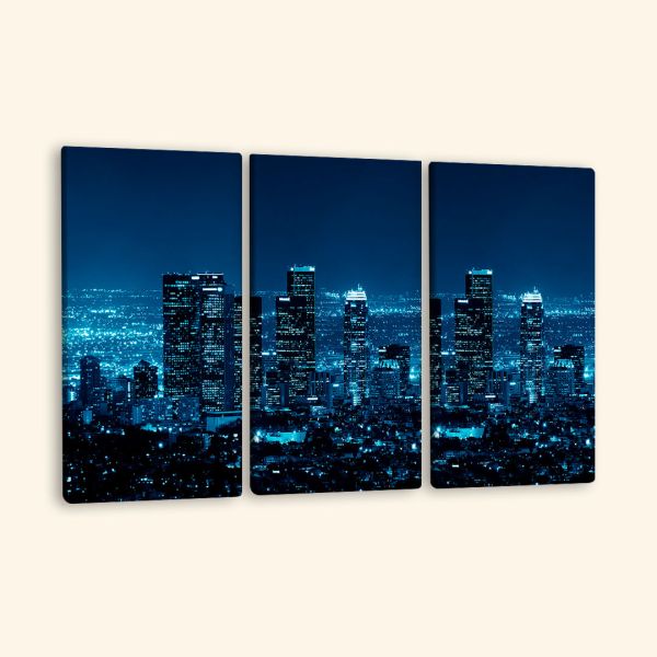 Картина з декількох частин нічний New York Картина з декількох частин нічний New York