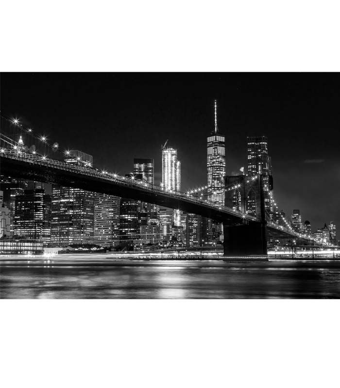 Картина Міст через нічний Нью-Йорк