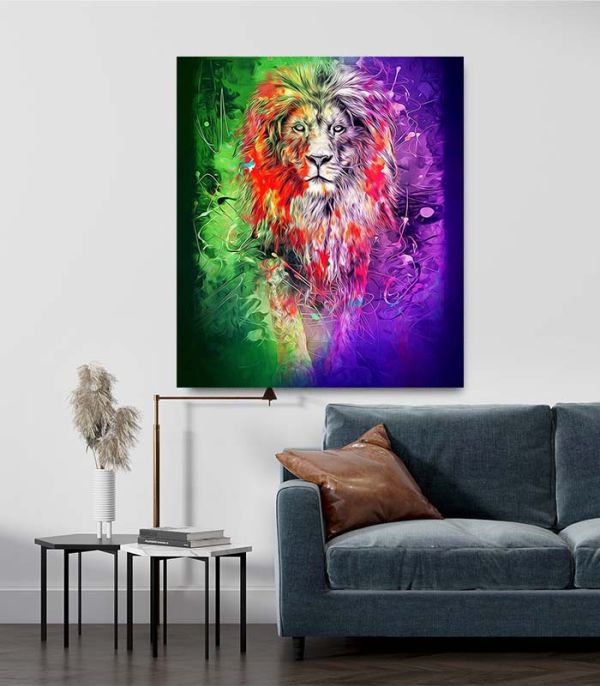 Картина Lion pop art Картина Lion pop art