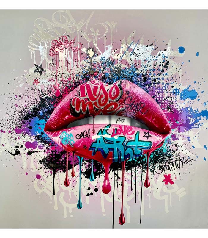 Картина Lips pop art style