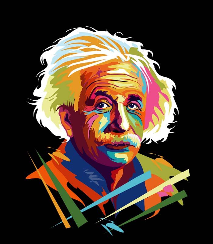 Картина Альберт Ейнштейн поп арт