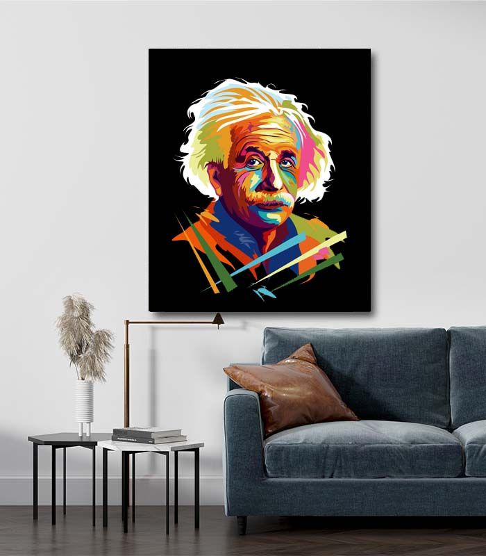 Картина Альберт Ейнштейн поп арт