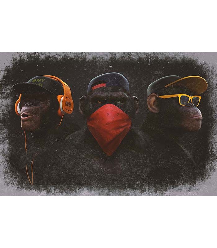 Картина Three monkeys