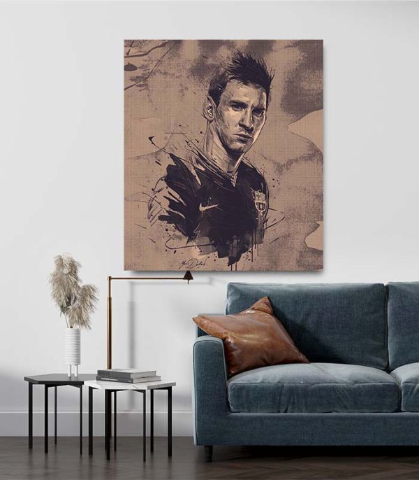 Картина Leo Messi Art style Картина Leo Messi Art style