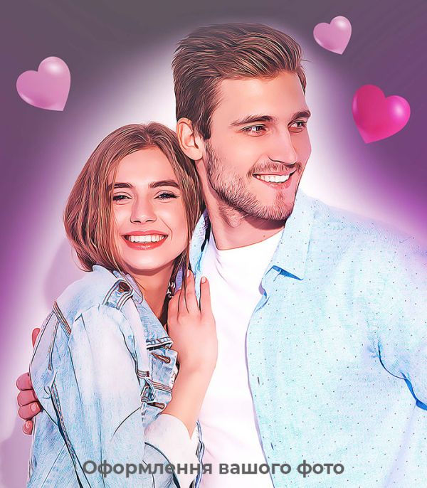 Фото на холсті – картина в стилі Purple Love