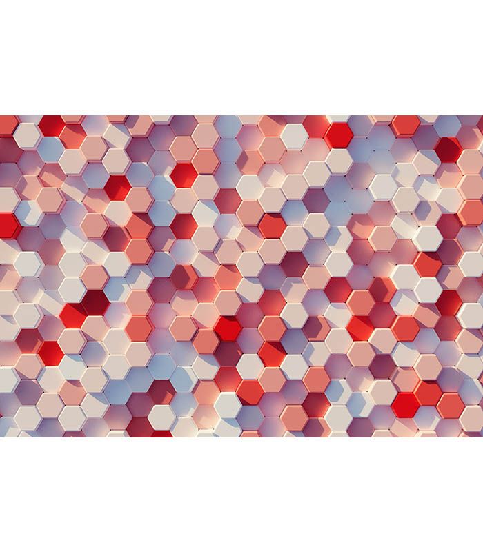 Картина кольорові многокутники