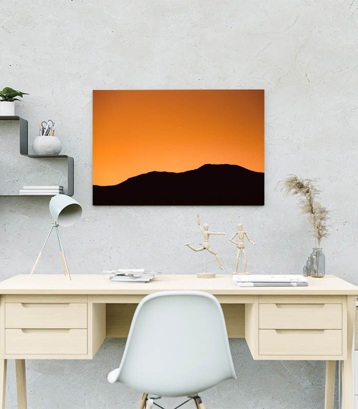 Картина золотий захід сонця