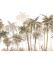 Принт на флізеліні пальмові дереве акварель