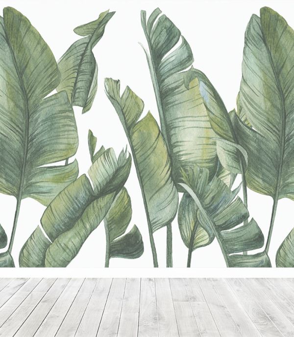 Принт на флізеліні зелений папоротник Принт на флізеліні зелений папоротник