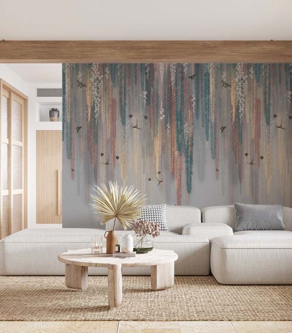 Принт на флізеліні абстрактні лінії Принт на флізеліні абстрактні лінії