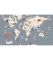 Шпалери на флізеліні з дизайнерською картою Світу