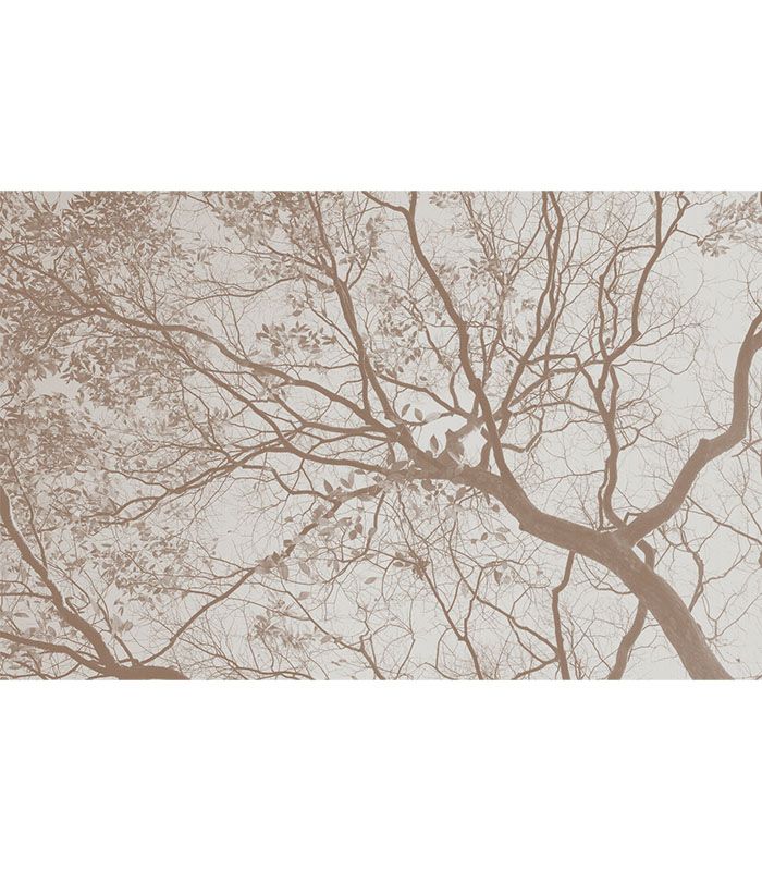 Принт на флізеліні з абстрактними гілками дерева