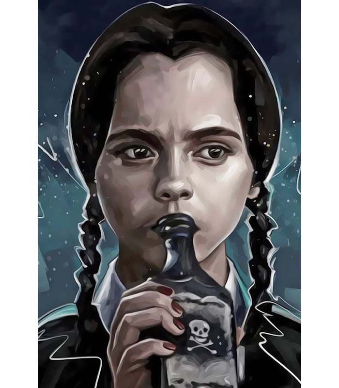 Картина на холсті Wednesday Addams art