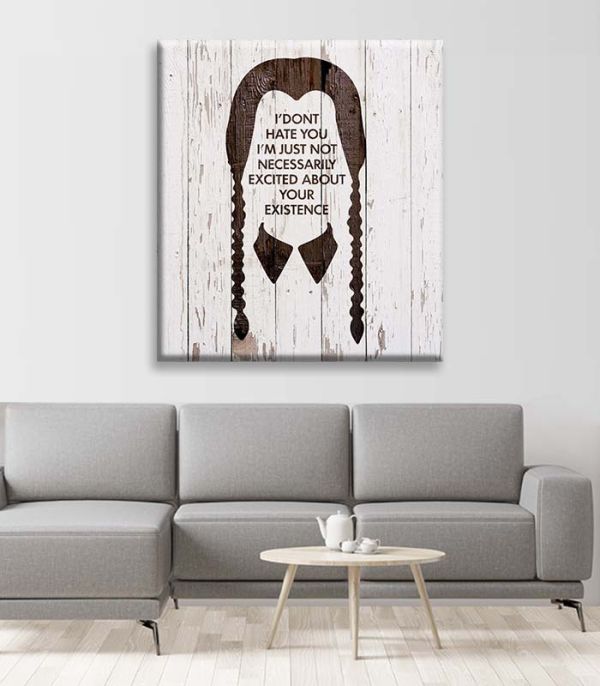 Картина на холсті Wednesday art poster Картина на холсті Wednesday art poster