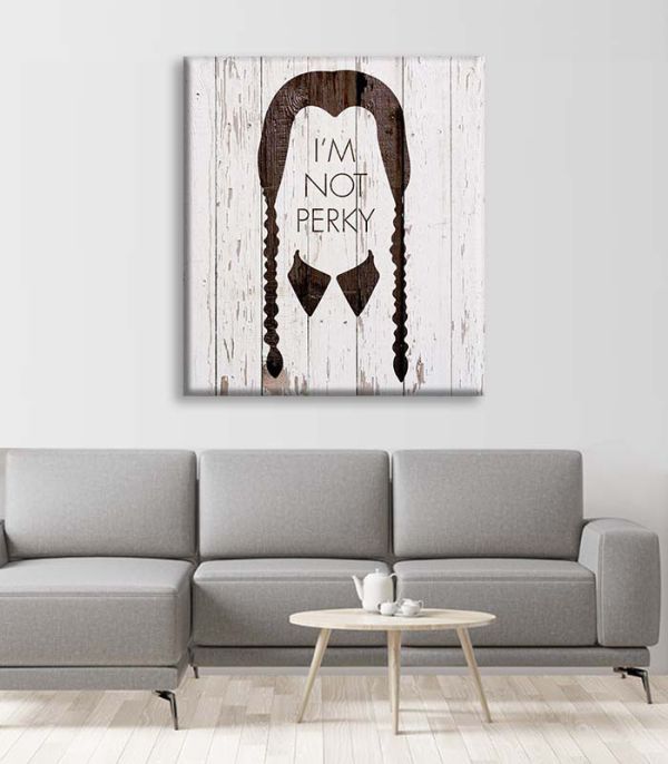 Картина на холсті I am not perky