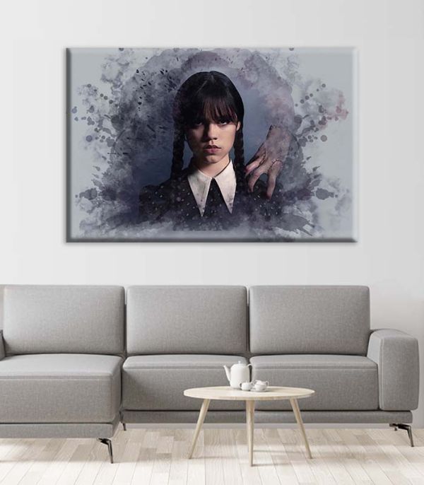 Картина на холсті Серіал Венздей Картина на холсті Серіал Венздей