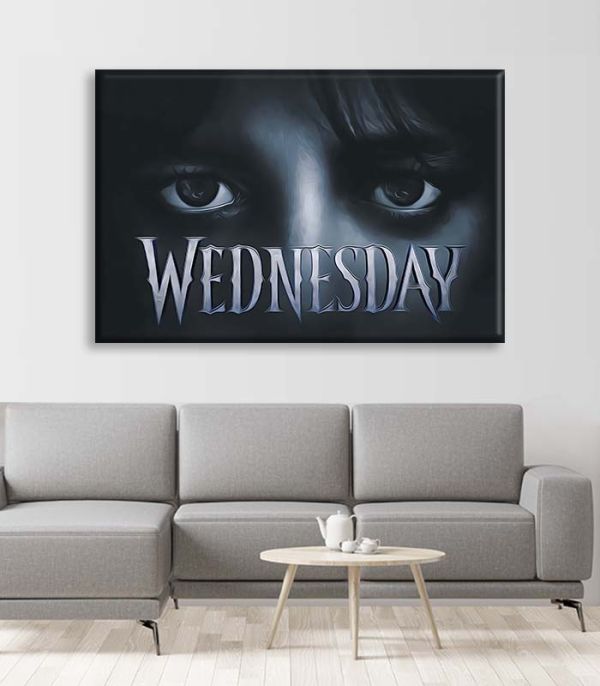 Картина на холсті Wednesday Poster Картина на холсті Wednesday Poster