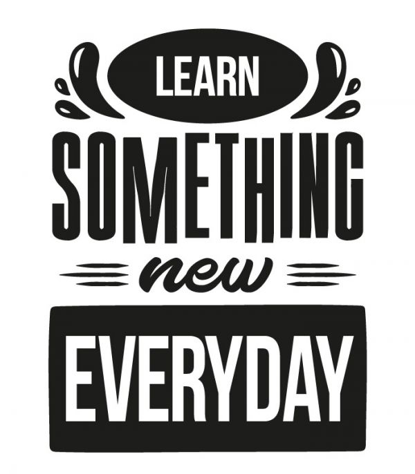 Наклейки надписи – Learn something new