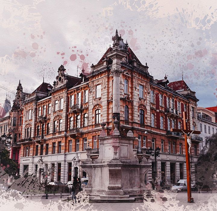 Картини на полотні з зображеннями міста Львів